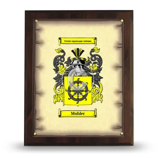 Muhler Coat of Arms Plaque