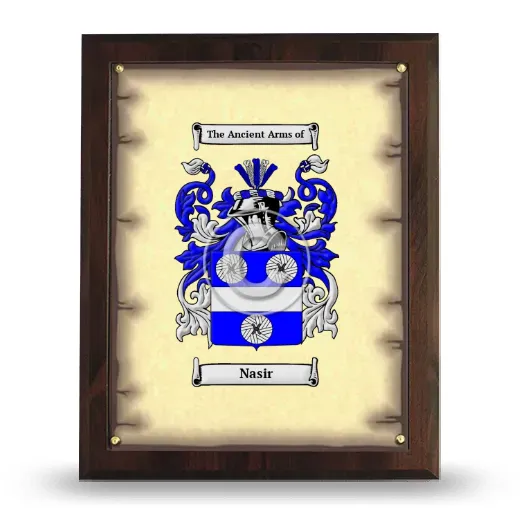 Nasir Coat of Arms Plaque