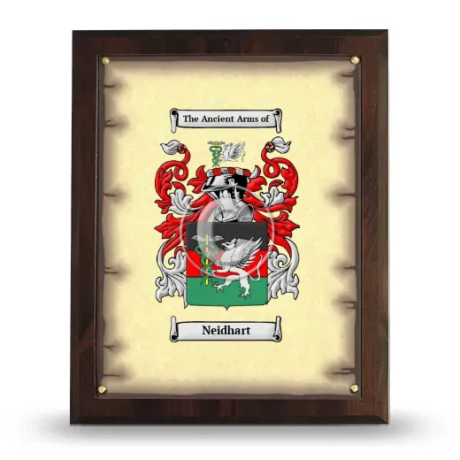 Neidhart Coat of Arms Plaque