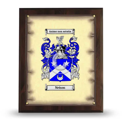 Neison Coat of Arms Plaque