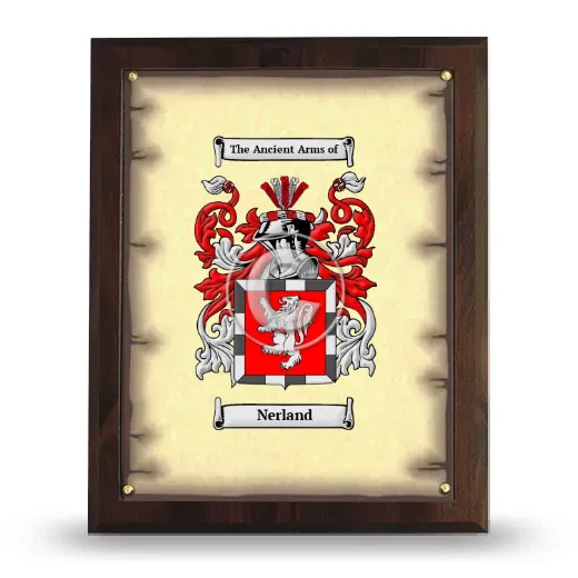 Nerland Coat of Arms Plaque