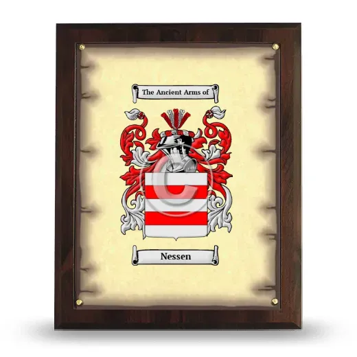 Nessen Coat of Arms Plaque