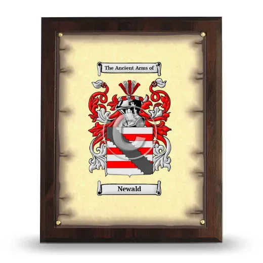 Newald Coat of Arms Plaque