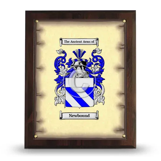 Newbound Coat of Arms Plaque