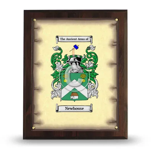 Newhouse Coat of Arms Plaque