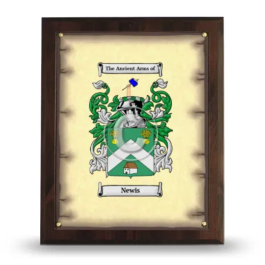 Newis Coat of Arms Plaque