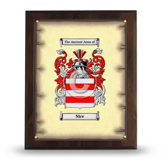 Nice Coat of Arms Plaque