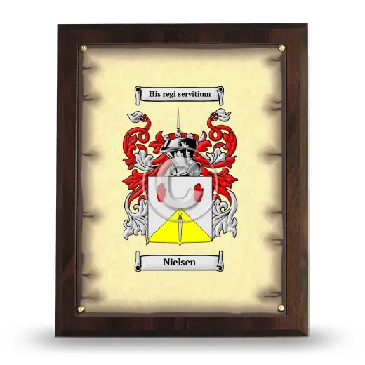 Nielsen Coat of Arms Plaque