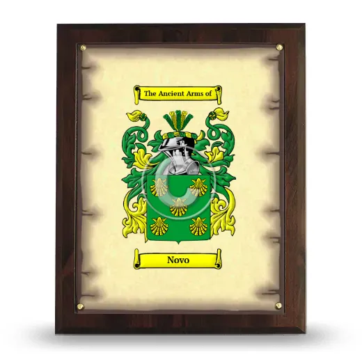 Novo Coat of Arms Plaque