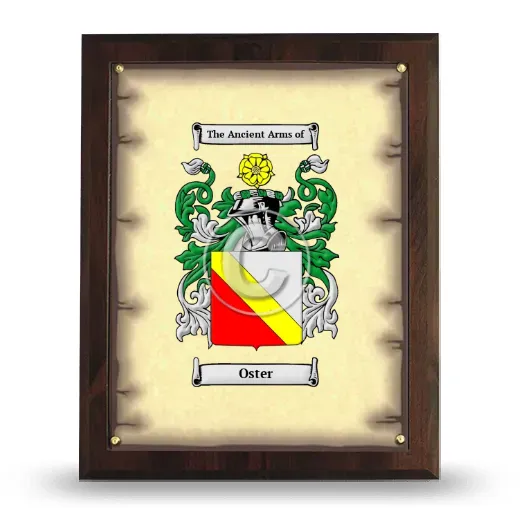 Oster Coat of Arms Plaque
