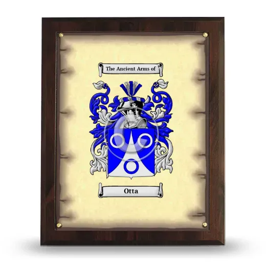 Otta Coat of Arms Plaque