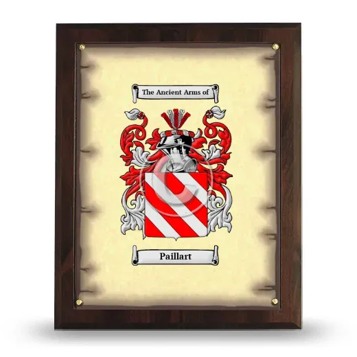 Paillart Coat of Arms Plaque