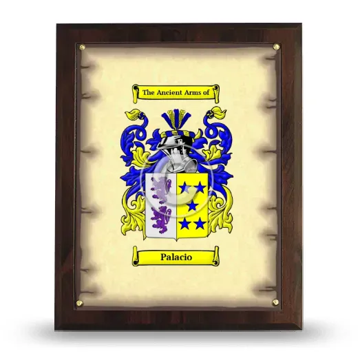 Palacio Coat of Arms Plaque