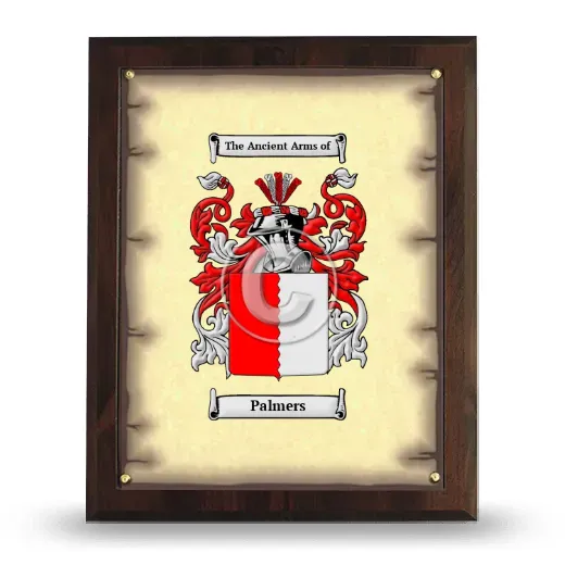 Palmers Coat of Arms Plaque