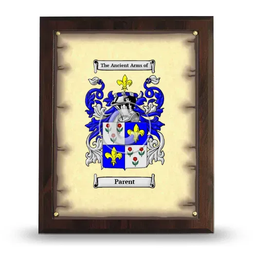 Parent Coat of Arms Plaque
