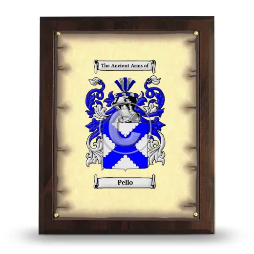 Pello Coat of Arms Plaque