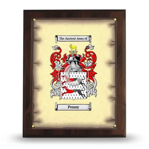 Penny Coat of Arms Plaque