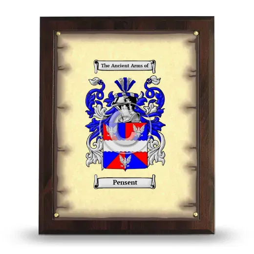 Pensent Coat of Arms Plaque