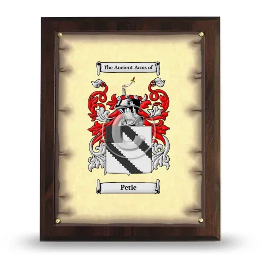 Petle Coat of Arms Plaque