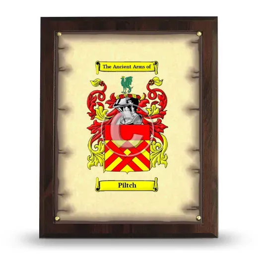 Piltch Coat of Arms Plaque
