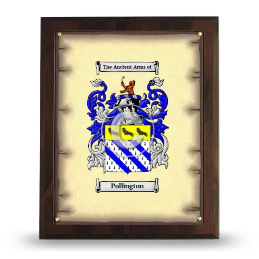Pollington Coat of Arms Plaque