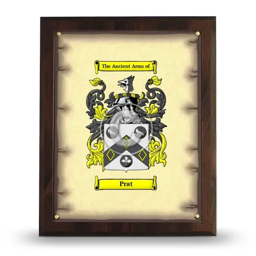 Prat Coat of Arms Plaque