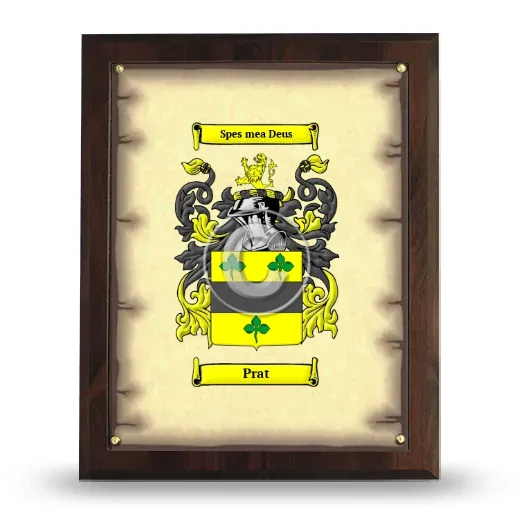 Prat Coat of Arms Plaque