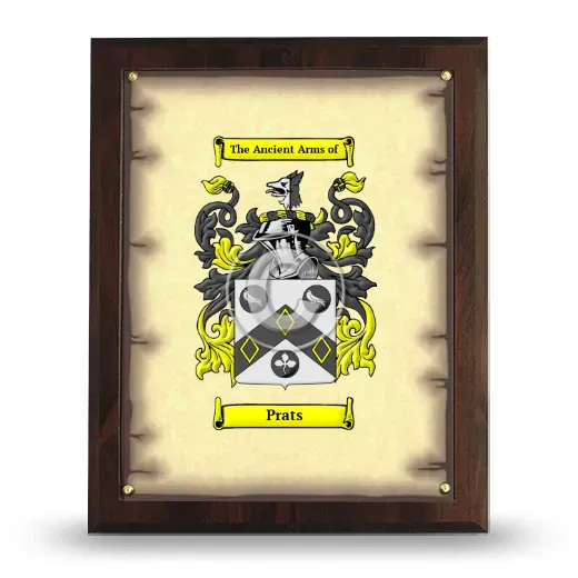 Prats Coat of Arms Plaque