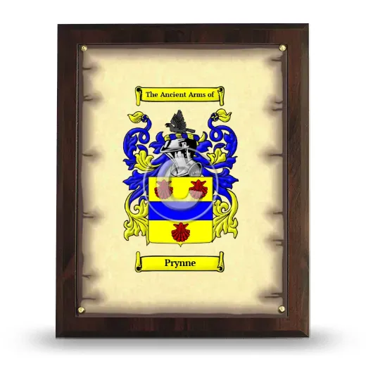 Prynne Coat of Arms Plaque