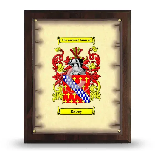 Rabey Coat of Arms Plaque
