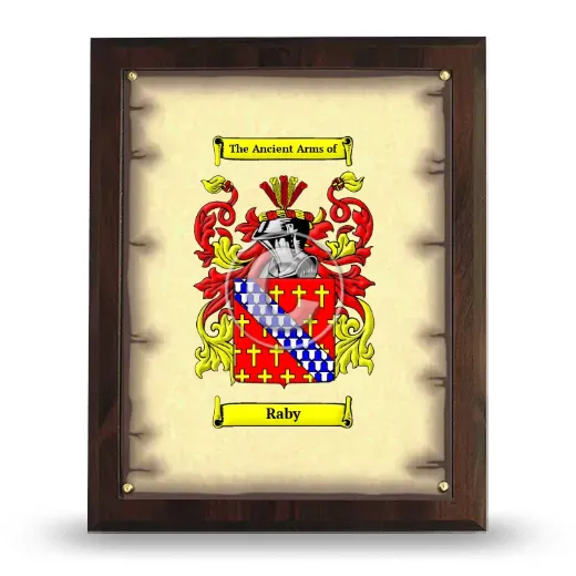 Raby Coat of Arms Plaque