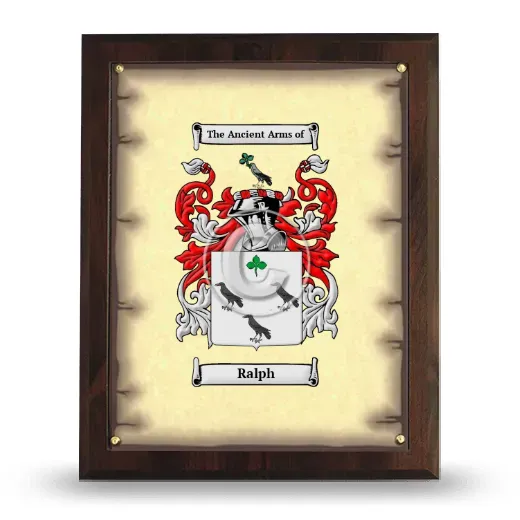 Ralph Coat of Arms Plaque