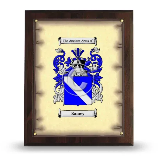 Ramey Coat of Arms Plaque