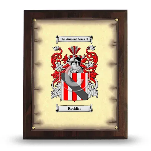 Reddin Coat of Arms Plaque