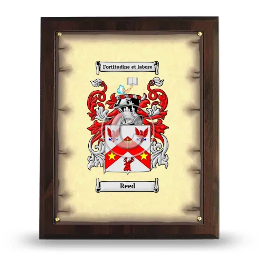 Reed Coat of Arms Plaque