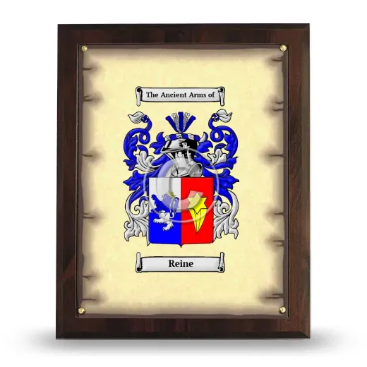 Reine Coat of Arms Plaque
