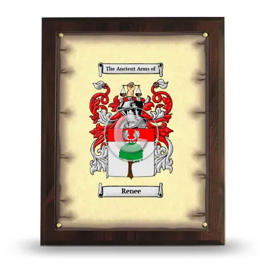 Renee Coat of Arms Plaque