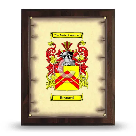 Reynard Coat of Arms Plaque