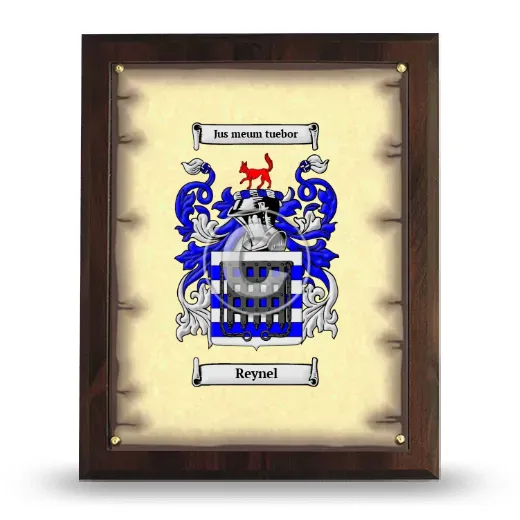 Reynel Coat of Arms Plaque