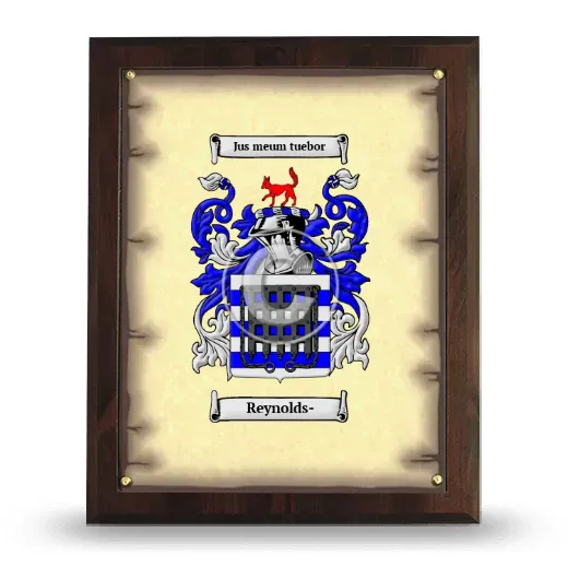 Reynolds- Coat of Arms Plaque