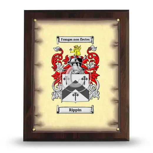 Rippin Coat of Arms Plaque