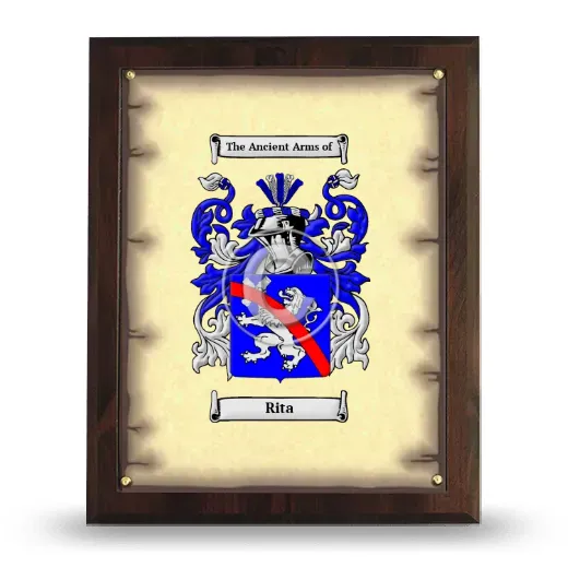 Rita Coat of Arms Plaque
