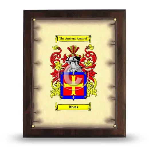 Rivas Coat of Arms Plaque