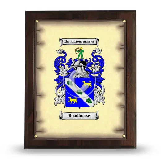 Roadhouse Coat of Arms Plaque