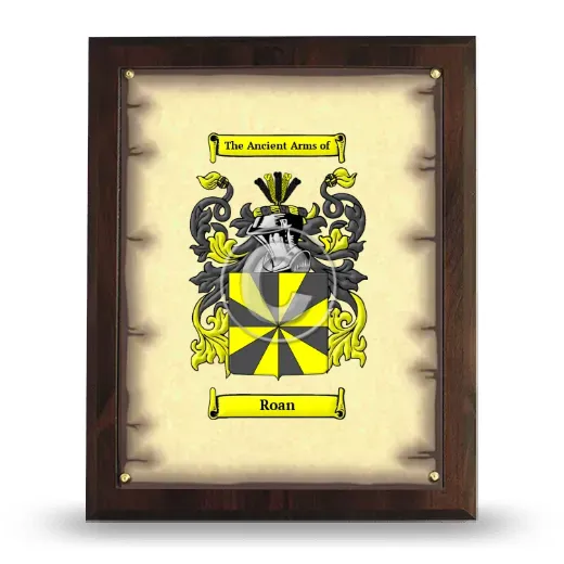 Roan Coat of Arms Plaque