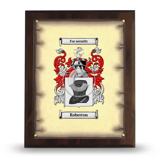 Roberton Coat of Arms Plaque