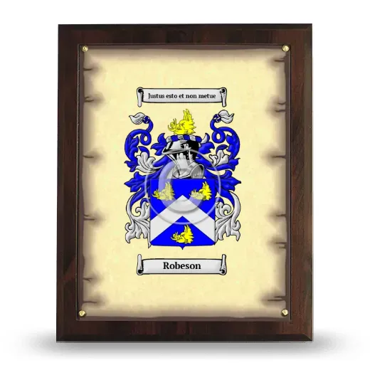 Robeson Coat of Arms Plaque