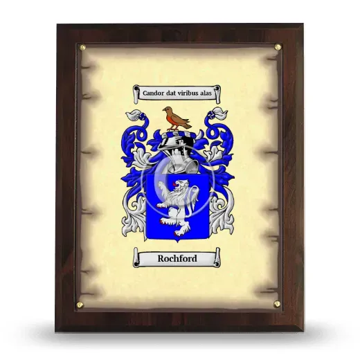 Rochford Coat of Arms Plaque