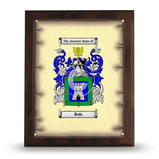Rois Coat of Arms Plaque