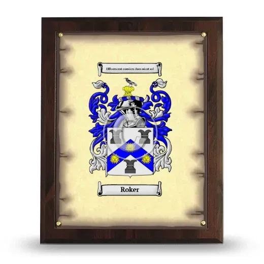 Roker Coat of Arms Plaque